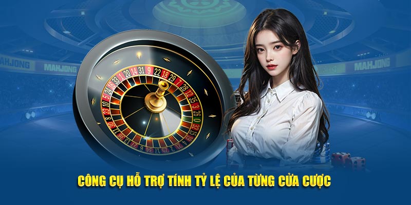 Sử dụng công cụ hỗ trợ tính tỷ lệ của từng cửa cược Kubet casino 