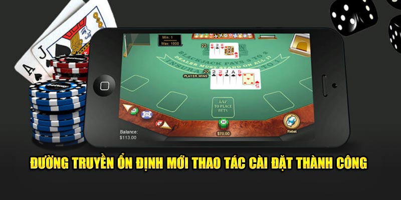 Đường truyền phải ổn định mới tải app Kubet thành công